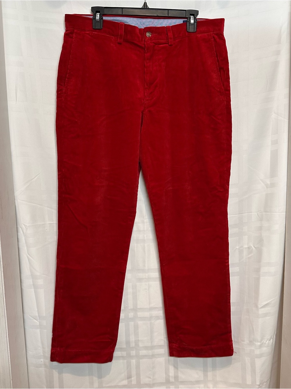 Polo Ralph Lauren Red Corduroy Pants Chino Stretch Straight Fit
Great Condition